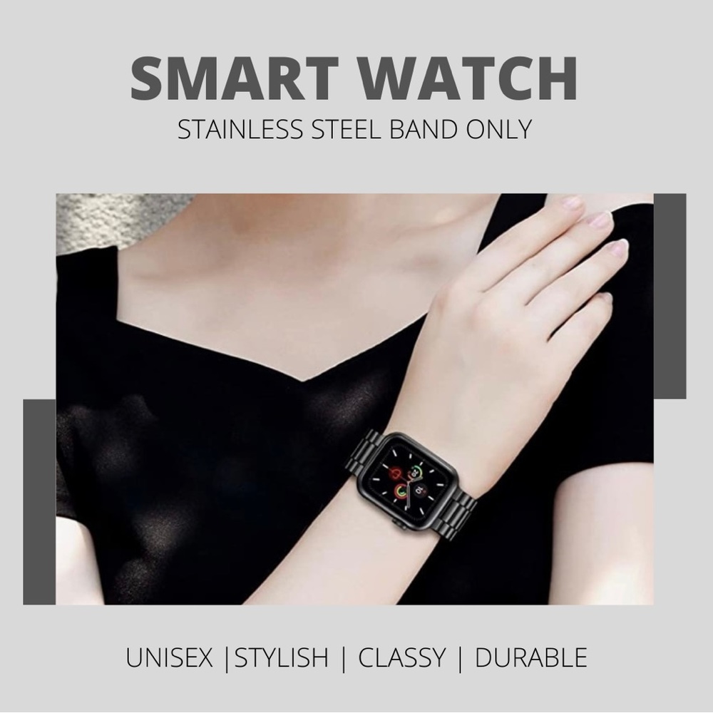 SMART WATCH BAND ONLY- fits 44MM Apple Watch Series 4- UNISEX - NEW
